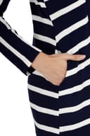 Blue & White Stripped Body Fit Dress thumbnail 3