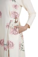 Stylish Floral Belted Dress thumbnail 4
