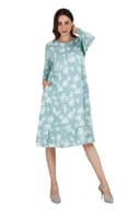 Palm Leaf Printed Dress thumbnail 1