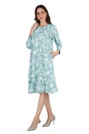 Palm Leaf Printed Dress thumbnail 2