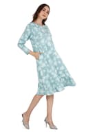 Palm Leaf Printed Dress thumbnail 3