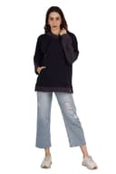 Women's Multicolored Stripe Hoodie thumbnail 3