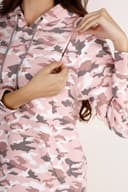 Women's Pink Army Camo Hoodie thumbnail 3