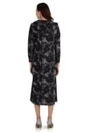 Tie & Dye - Dark Gray Women's Hoodie Dress thumbnail 6