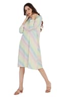 Women's Rainbow Hoodie Dress thumbnail 2