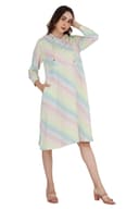 Women's Rainbow Hoodie Dress thumbnail 3