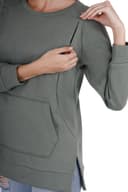 Women's Green Relaxed Sweatshirt thumbnail 4