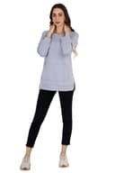 Women's Lavender Relaxed Sweatshirt thumbnail 2