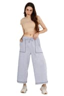Women's Light Gray Trouser thumbnail 1